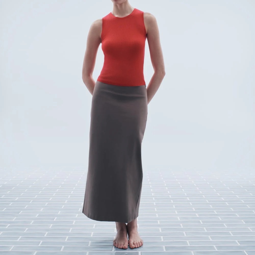 NWOT Everlane The Dream Maxi Skirt Brown M sold out!